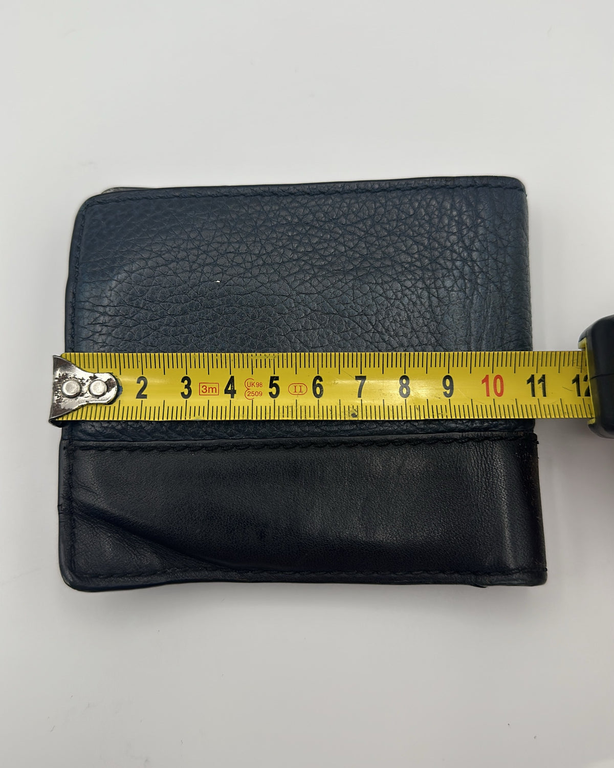 Vintage Coach Wallet Leather Navy Black