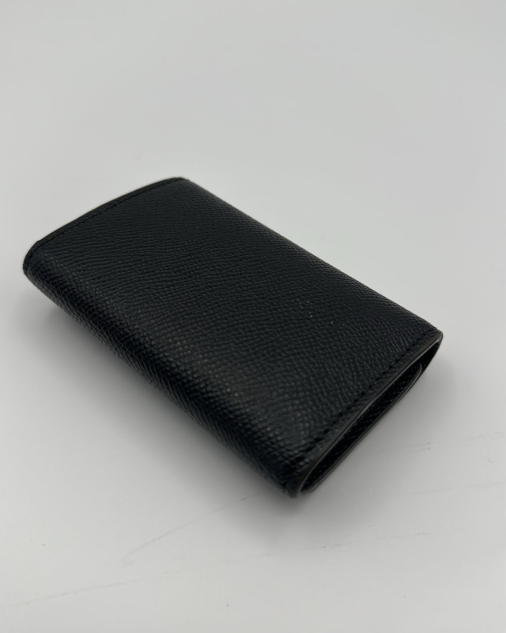 Coach Wallet Fabric Black Gold Plain