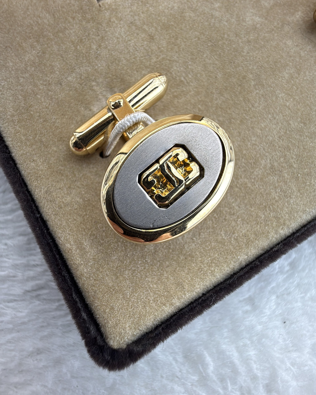 Vintage Givenchy Tie Chain Steel Gold Silver