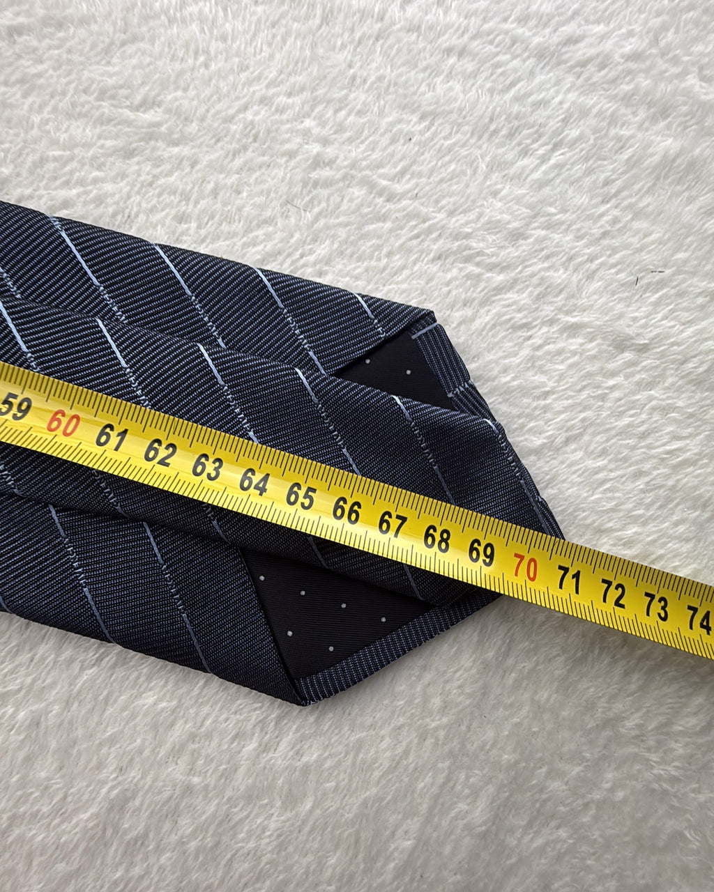 Givenchy Silk Tie Striped Givenchy Stripes Navy Blue Necktie Made in Italy