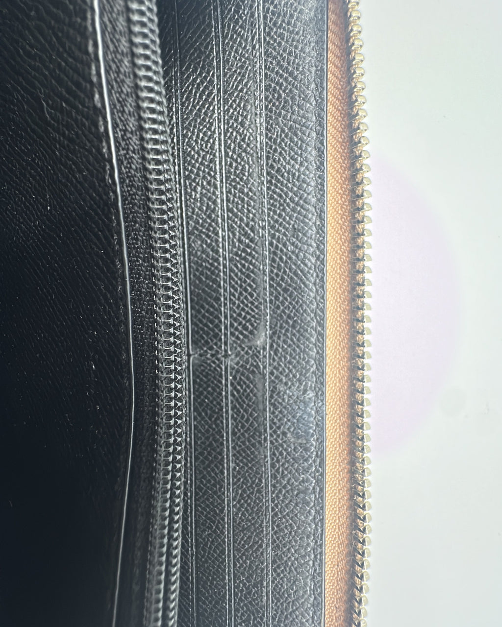 Coach Wallet Fabric Beige Black