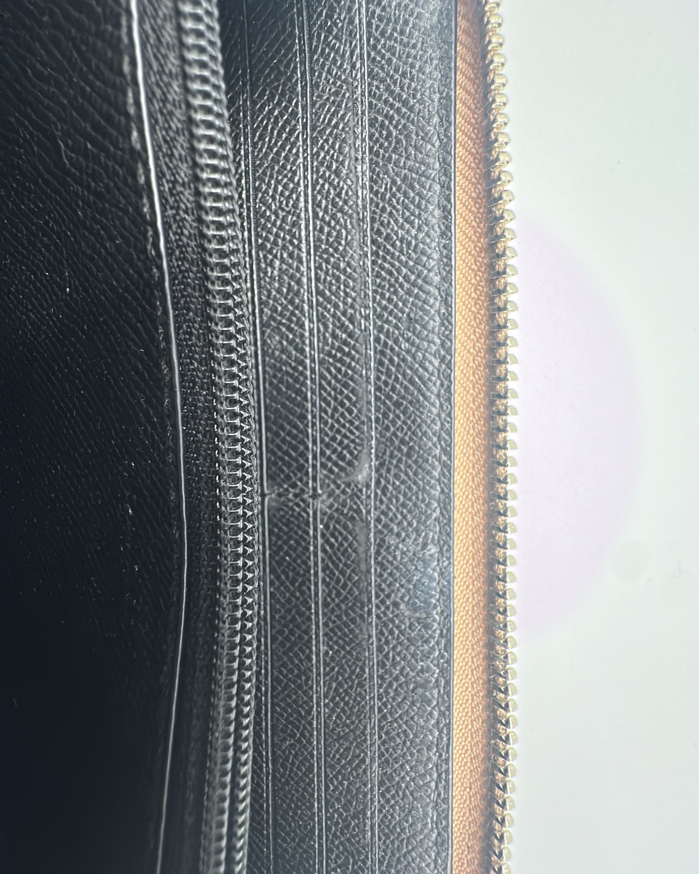 Coach Wallet Fabric Beige Black
