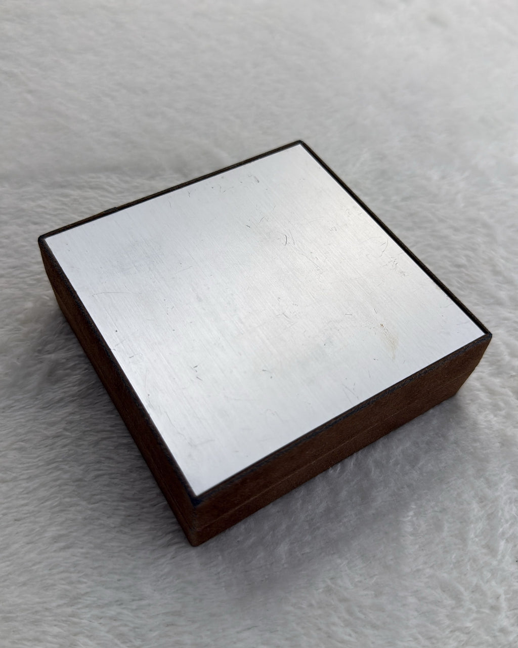 Vintage Yves Saint Laurent Cufflink Steel Silver Black