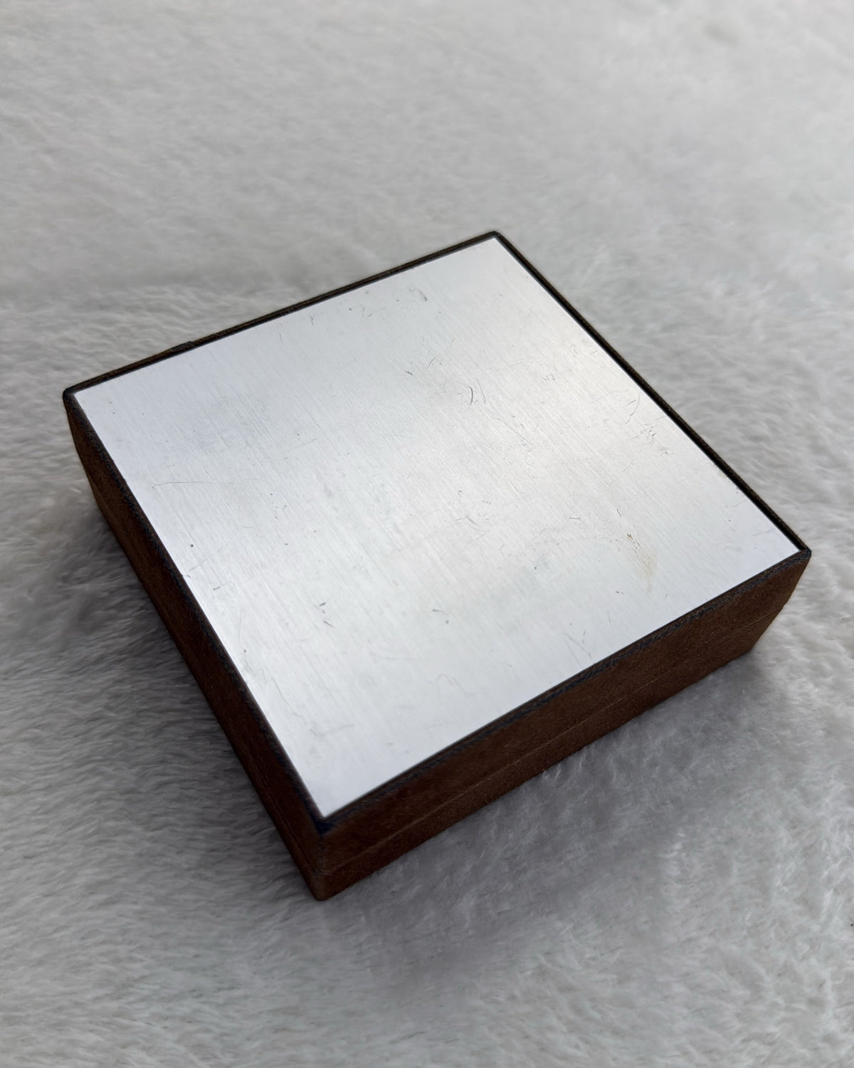 Vintage Yves Saint Laurent Cufflink Steel Silver Black