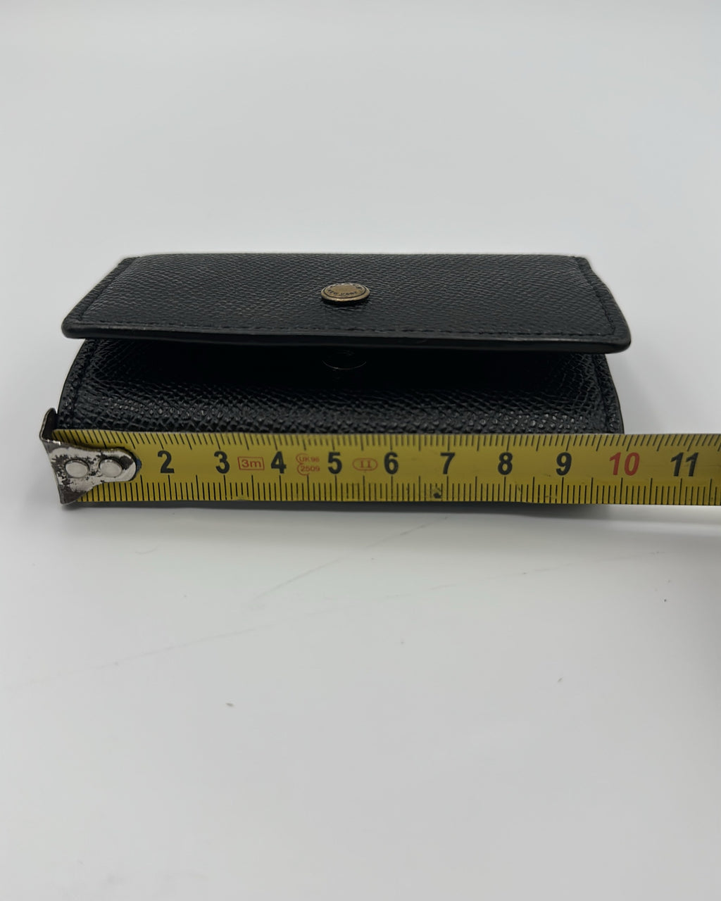 Coach Wallet Fabric Black Gold Plain