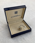 Vintage Givenchy Tie Pin Steel Silver Gold