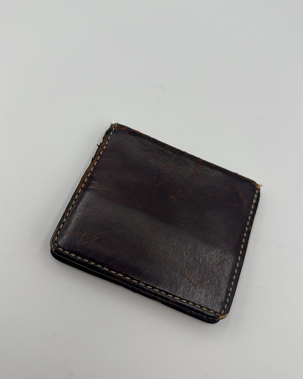 Vintage Coach Coin Purse Leather Brown Plain
