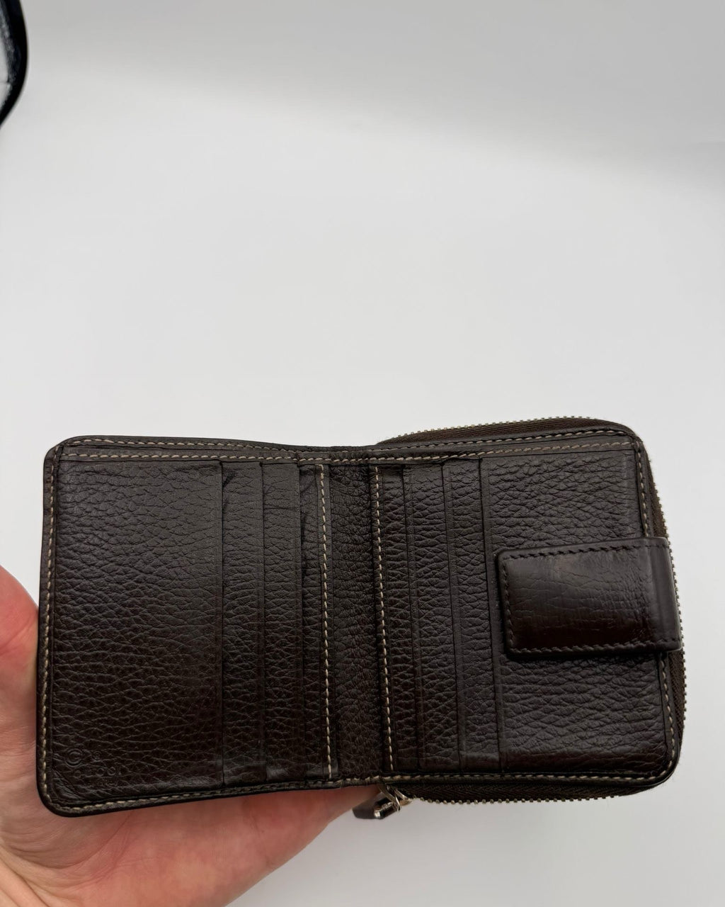Vintage Gucci Wallet Fabric Beige Brown Logo Monogram