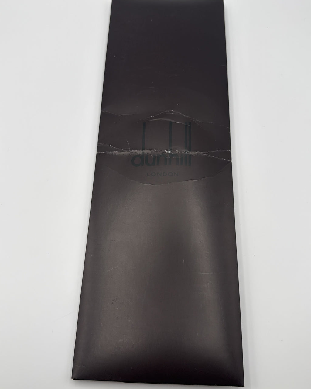 Alfred Dunhill Silk Tie Geometric Stylized Eye/droplet Shapes Navy White Necktie