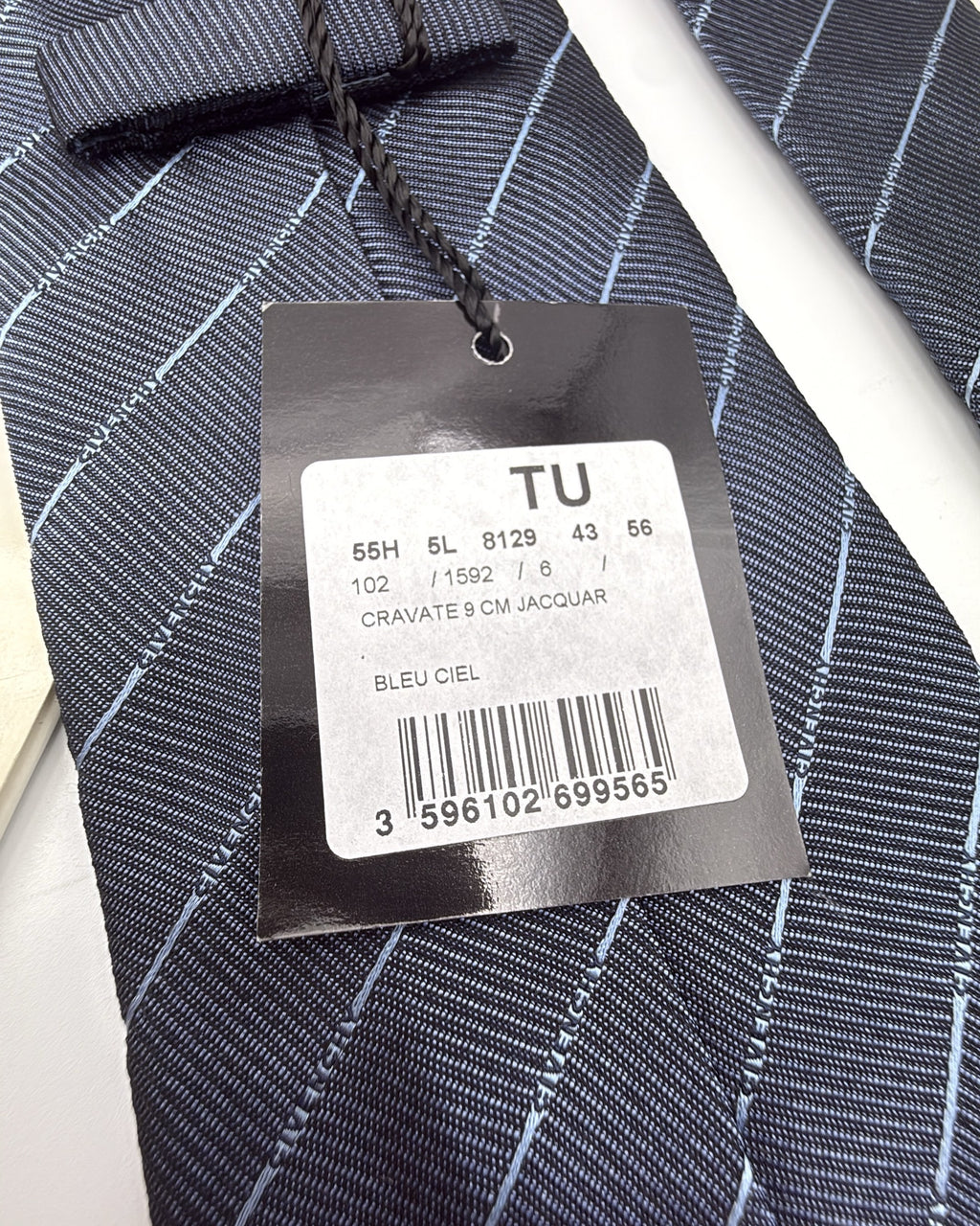 Givenchy Silk Tie Striped Givenchy Stripes Navy Blue Necktie Made in Italy