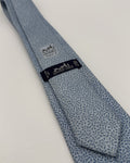 Hermès Paris Silk Tie 5885 SA Floral Leaves Blue Necktie Made in France